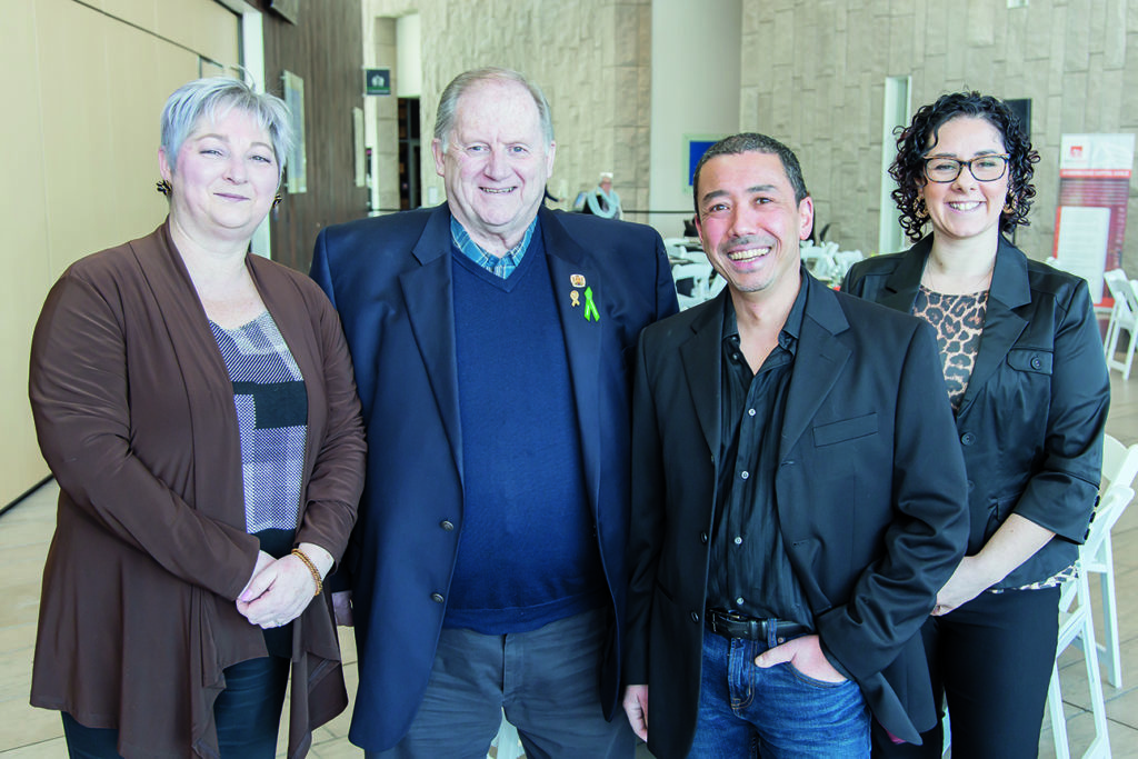 Cheryl Gordijk, Les Armstrong, Nigel Gordijk and Angie Hallman