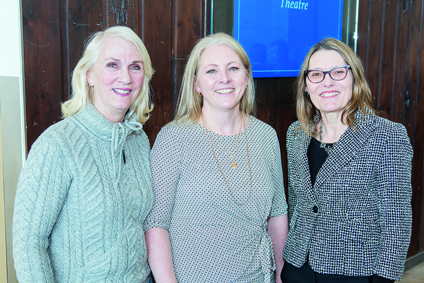 Kelly-Sue Oberle, Michelle Luelo and Rosemary Hentges